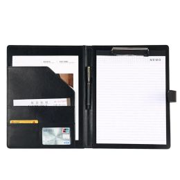 Padfolio Business A4 Portfolio Padfolio Pu Leather Fichier Document de dossier POCHET