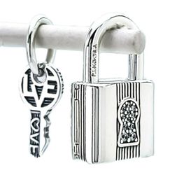 Encanto y llave encanto colgle enchados de plata para pulseras kits de fabricación de joyas de bricolaje cuentas sueltas al por mayor 790088c014585855