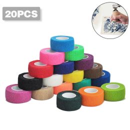 Pads 18 Colors Colorful Athletic Wrap Tape Self Adhesive Elastic Bandage Elastoplast Sports Protector Knee Finger Ankle Palm Shoulder