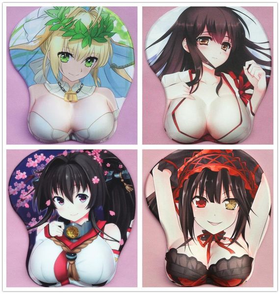 PADS 2020 NOUVELLE VERSION ANIME Japonais 3D PAD PAD PAD TOURNES CARAU CRÉATIVE SEXY MOUSE PADE CHORD BEAUTÉ DE MAISON PAD SEMBRISE GRATUIT