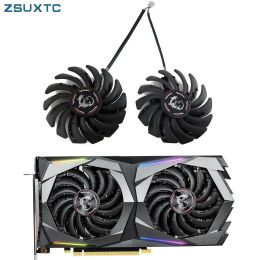 Pads 2pcs/Lot PLD09210S12HH GPU Card Cooler Fan voor MSI GeForce GTX 1650 Super 1660 1660TI Gaming X Grafische kaart Fan