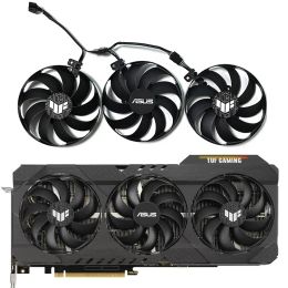 Pads 3 Nieuwe grafische kaart Fans CF9010U12D PLD09210S12H DC12V voor ASUS TUF RTX 3060 RTX 3060 TI RTX 3070 RTX 3080 RTX 3090 GPU -fans