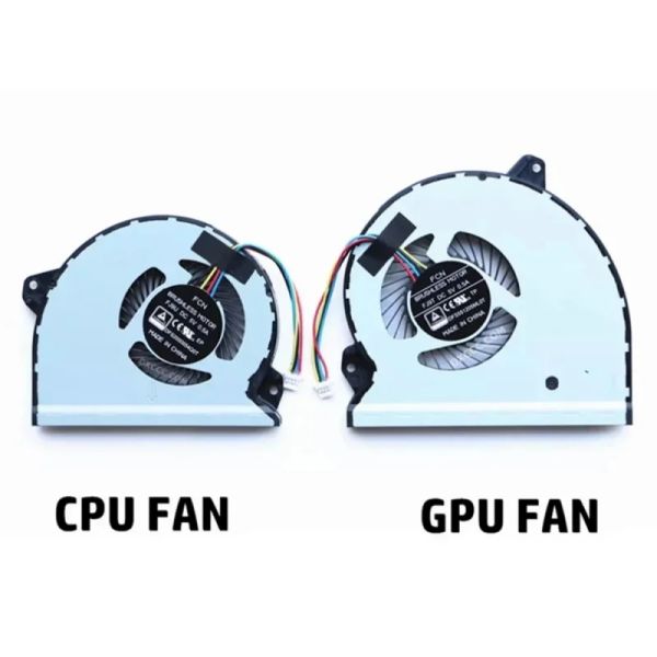 Pads 5v Notebook PC ventilador de ventilador de la portátil CPU Ventiladores de enfriamiento GPU para Asus Rog Strix GL702VM GL702 V FCN FJ9U FJ9T Computador Procesador Ventiladores de procesadores