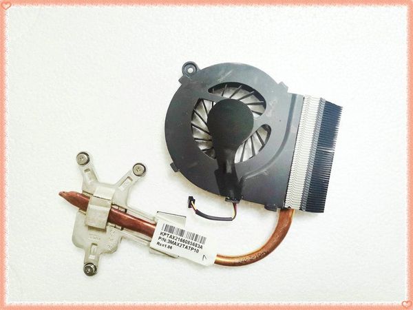 PADS 606609001 CHARGE POUR HP CQ42 CQ62 G42 G62 CPU refroidissant le dissipateur de chaleur avec ventilateur pour le modèle AMD UMA 606609001 607084001