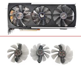 PADS 75MM 85MM FDC10H12D9C FD10015M12D RX5700 Fan de refroidisseur Argb pour Sapphire RX 5700 XT 8GB NITRO + ÉDITION SPÉCIALE CARDIE CARDE CHEFFIRAGE