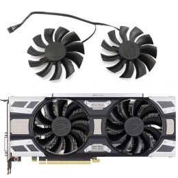 Pads 87 mm PLA09215B12H Ventilador de enfriamiento de 4pin para Evga GeForce GTX 1070 Tarjetas de gráficos ICX