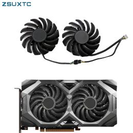 Almohadillas 87 mm PLD09210S12HH 4PIN RX5600 RX 5700XT Ventilador refrigerador para MSI Radeon RX 5600 5700 XT MECH OC GRAPÍHICAS VIDA DE VIDEO VIDA