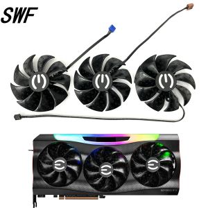 PADS 87 mm PLD09220S12H Graphics Carte Refroidir le ventilateur de refroidissement pour EVGA GEFORCE RTX 3070 3080 TI 3090 FTW3 Ultra Gaming Cooler Fan