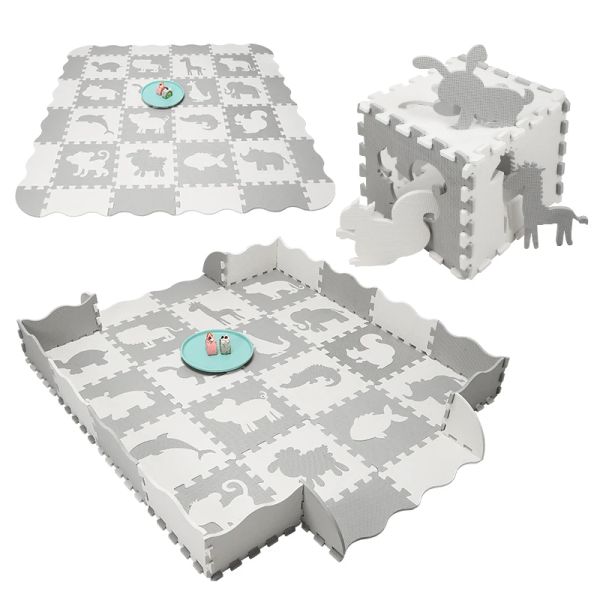 PADS 9/16 PCS Set Floor Mat Puzzle pour enfants Eva Foam Babies Floor Mat Games Interactive Toys for Toddlers