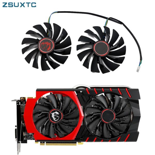 Pads 95mm PLD10010S12HH 6pin Graphics Video Carte Coloner Fan pour MSI GTX970 GEFORCE GTX 970 GAMING DUUAL VANS FAN TWIN COFFICATION FAN