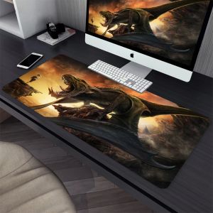 Pads Anime Dinosaurus Grote Gaming Muismat Computer Muismat Gamer Laptop Muismat Kantoor Mausepad XXL Tapijt Toetsenbord Mat Bureau Pad