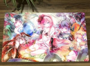 Pads Anime Girls Yugioh Taptrix Deck TCG Trad Trading Card Game Mat CCG Playmat Rubber Mouse Pad Desk Mat 60x35cm