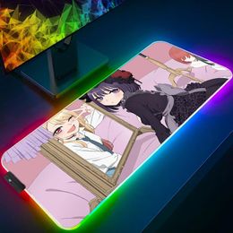 Tapis de souris Anime My DressUp Darling Sono Bisque Doll Wa Koi Wo Suru Marin Kitagawa, grand clavier, tapis de bureau RGB LED