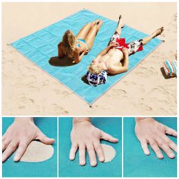 Almohadillas de la playa toallas de playa mágica arena de la playa portátil toalla de arena toalla de playa viajero de verano goteo de playa grande