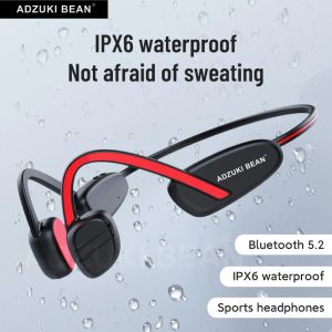 Pads Auriculares Bluetooth de conducción ósea para deportes corriendo Ipx6 impermeables con micrófono Auriculares de conducción ósea para teléfono inteligente