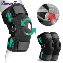 Pads Bracetop 1 paire Sports à charnière Soutien de soutien aux genoux pour l'instabilité de la rotule, blessures au ménisque, entorses ligamentaires, ménisque Déchirure ACL