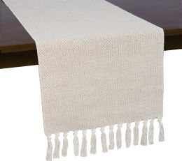 Pads Traided Cotton Linen Table Runners Farmhouse Burlap Table Table Runner, Jute Rustic Table Decor Fêtes Parties et Utilisation de tous les jours