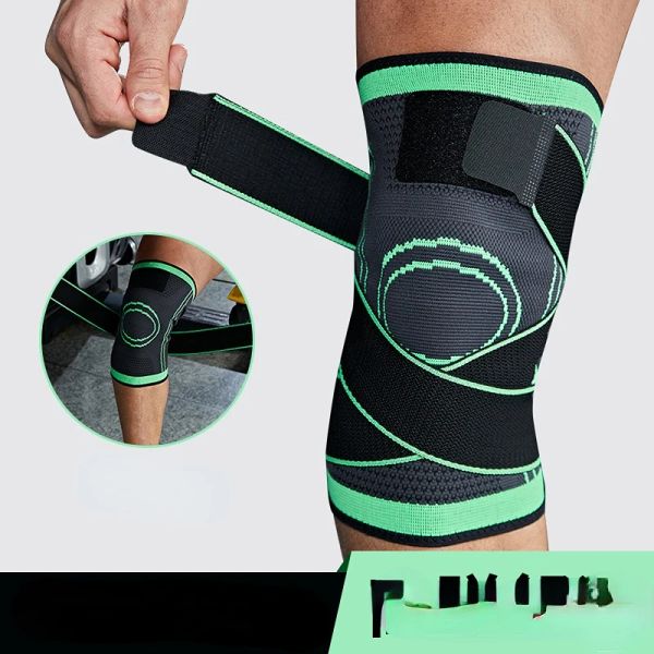 Tampons de compression Galettes PADS pour arthrose Joints Sports Compression Souppe du genou Support Kneepads Orthopedic Knee Protector Bondage 1 PC