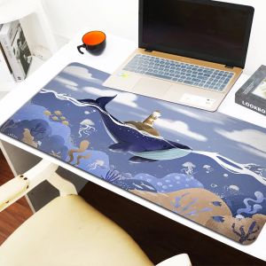 Pads Computerbureaus Zeewalvissen Muismatten Gaming Pad Pc Kast Games Muismat Gamer Bureau Accessoires Toetsenbord Mat Kantoor Anime Xxl