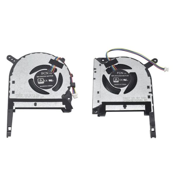 Almohadillas Ventiladores de enfriamiento de la computadora portátil de reemplazo de la computadora portátil GPU para juegos ASUS FX506 FX506IV FX506IU FX506IH FX506II FX506L