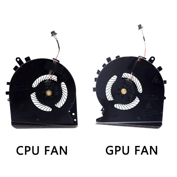 Pads Ventilador de enfriamiento de GPU para GPU para juegos HP Pavilion 15DK 15DK0068WM L57170001