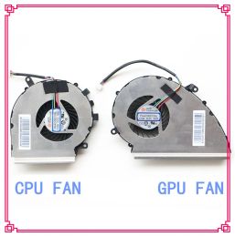 Pads CPU GPU -koelventilator voor MSI GE72VR GP72VR 6RF 7RF GP72MVR GL72VR PAAD06015SL N366 N372 N389 DC5V GL72M GF72VR MS1799 MS179B