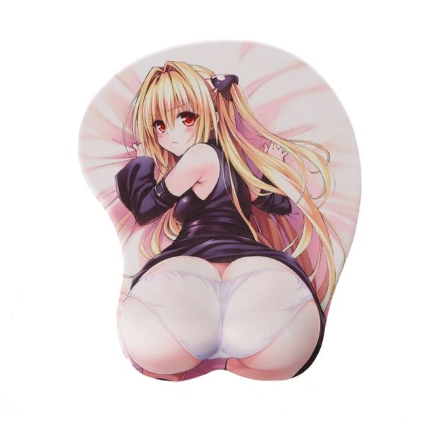 Almohadillas Creative Cartoon Anime 3D Sexy Beauty Hips Silicone Mouse Pad Soporte para reposamuñecas