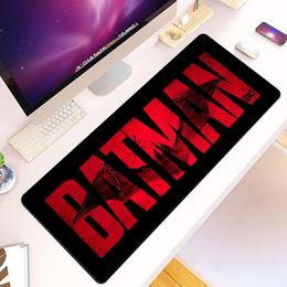 Pads DC Hero Batman Muismat HD Afdrukken Computer Gamers Vergrendeling Rand Antislip Muismat XXL90x40cm Toetsenbord PC Bureau Pad