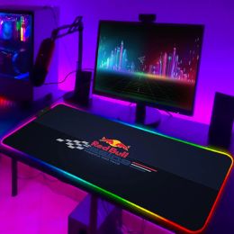 Pads Bureaumat F1 Racer 33 Nummer Gaming Muismat RGB Mause Pad Gamer Laptop Accessoires Bureaubeschermer LED Muismat Anime Pc Pads