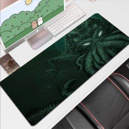 Tapis de bureau accessoires Cthulhu Gamer clavier pour ordinateur souris PC configuration tapis de bureau décoration de salle de jeu accessoire de bureau