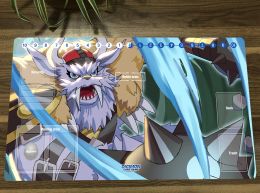 Pads Digimon Adventure Playmat Vikemon DTCG CCG Mat Trading Card Game Mat Muis Bureau Pad TCG Gaming Speelkleed Kaartzones Gratis tas