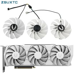 Pads Ventilador de enfriamiento de bricolaje Alternativa ZTA30800K10P GA92S2U CF9015H12S para Zotac GeForce RTX 3080 3080TI Trinity OC White GPU Fan