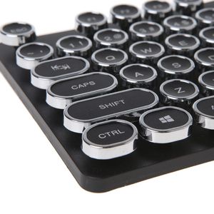 Pads diy keycap retro stoom punk typewriter mechanisch toetsenbord 104 87 standaardtoetsen