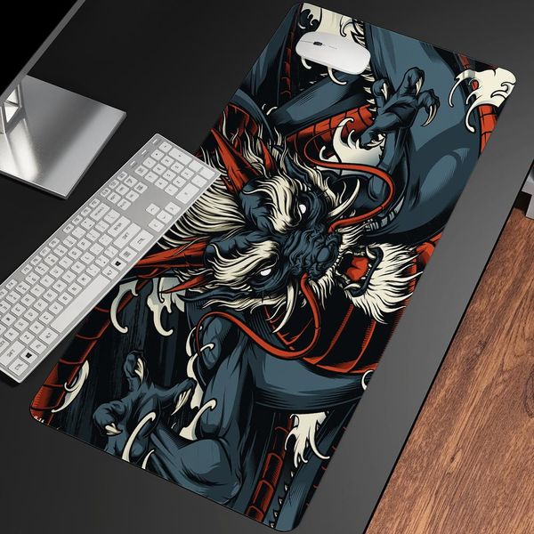 Tapis Dragon Mat Tapis De Souris Gamer Tapis De Bureau Tapis De Souris Lumière Accessoires De Salle De Jeu Tapis De Bureau Art Clavier Tapis 900x400 Mausepad Company