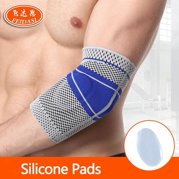 Coudières support bandage protecteur manchon garde basket-ball volley-ball gymnase cyclisme skateboard sport sécurité chaud silicone