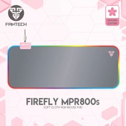 Pads FantEch Firefly MPR800S RGB GAMING MOUSEPAD Large 80 x 30cm xxl Backlit PC Desk Mats étanche du clavier de souris rose tapis