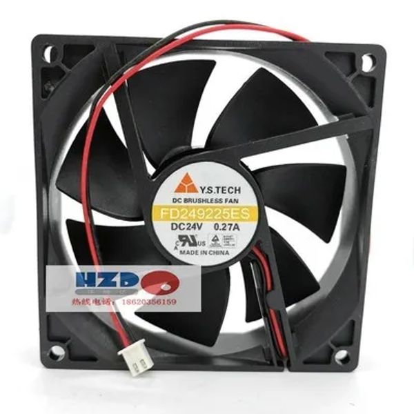 PADS FD249225ES 9225 24V 0,27A 2WIRE FANGING FAN 92 * 92 * 25 mm HZDO FD249225ESN 0.24A Ventilateur d'ordinateur portable