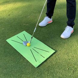 Pads pliables golf frappent tapis swing d'entraînement de formation