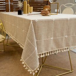 Padds Gerring Dining Table Natecloth broderie couvercle de table à cuiber