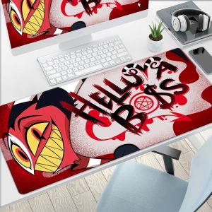 Tapis de souris HelluvaBoss Bilitzo Anime Stolas grand tapis de souris Loona Pc armoire jeux accessoires de bureau bureaux d'ordinateur clavier de joueur