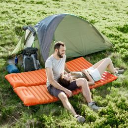 PADS IATINABLE AUTALIATING Air Mattress lit portable couverture de pique-nique extérieur Coussin d'air de camping