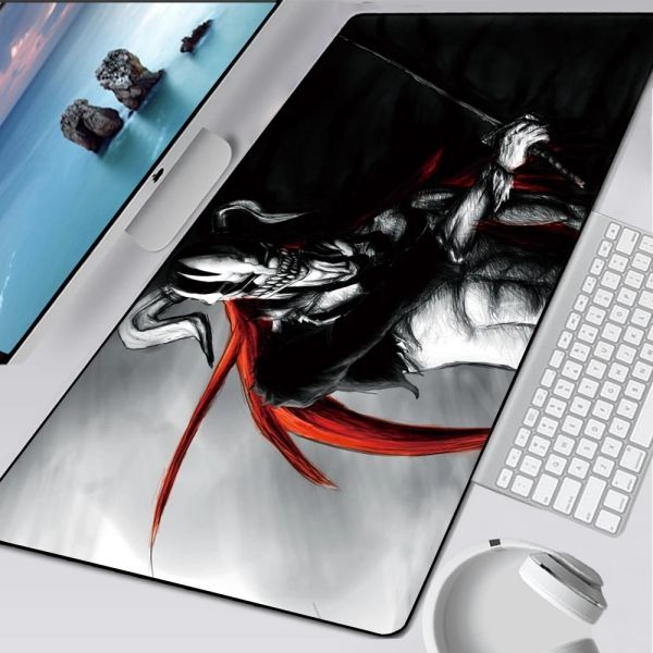 Tapis de souris japonais Bleach Anime Gamer Home Custom XXL Tapis de bureau Tapis de souris Tapis de souris pour ordinateur portable Gamer Bureau Tapis de souris doux antidérapant