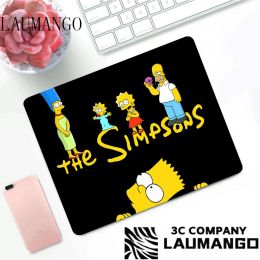 Pads Kawaii Mouse Pad Gamer SimpsonsSss Bureau de jeu de bureau Accessoires Mat d'ordinateur TAUX TABLE ANIME RAGN MOUSEPAD PC MAUS