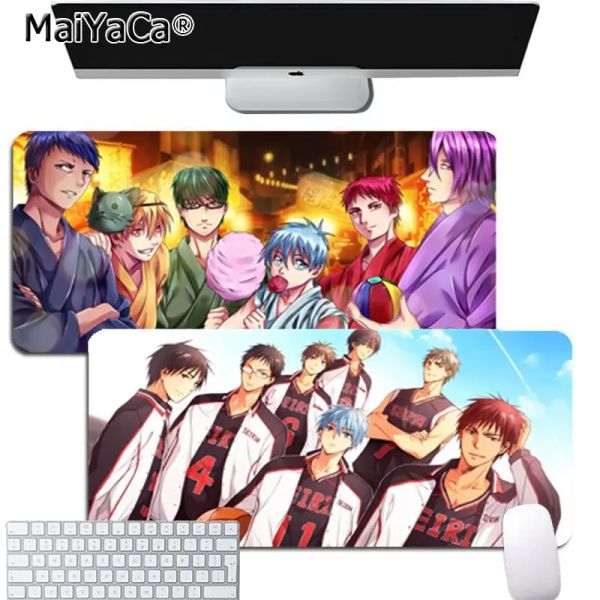 Almohadillas Kuroko baloncesto antideslizante alfombrilla para ratón de Juegos de PC Gamer alfombrillas de escritorio teclado Pad Mause Pad Muismat para PC Gamer Mousemat