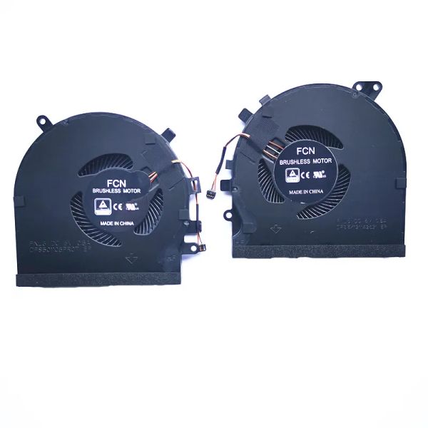 Pads Ventiladores de enfriamiento de la CPU para la computadora portátil para Razer Blade 15 RZ090270 02705E76 RZ09 3009 E97 Ventilador de radiador de refrigerador GPU Nuevo DFS5K121142621 FLK7 FL6S