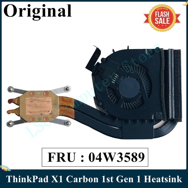 Almohadillas LSC Ventilador de enfriamiento de refrigerador de CPU CPU para LSC para Lenovo ThinkPad X1 Carbon 1st Gen 1 MT 34XX 04W3589 0B55975AA Envío rápido