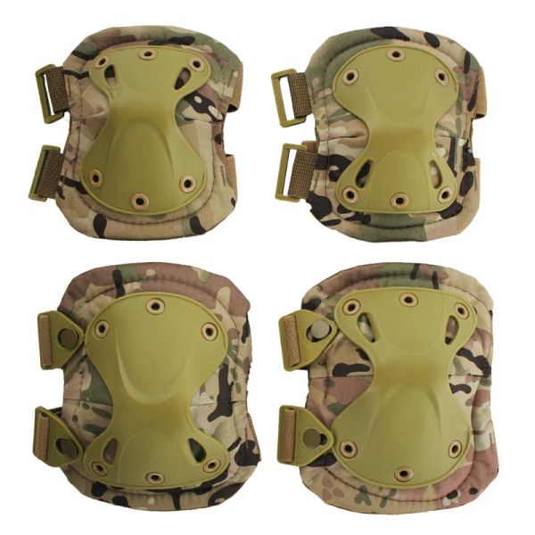 Almohadillas de rodilla Militar Padres en marcha táctica táctica airsoft almohadillas de codo