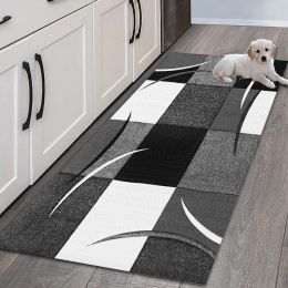 Almohadillas de la sala de estar moderna alfombra de cocina entrante de la casa del hogar decoración del dormitorio del dormitorio del pasillo de la alfombra del baño del piso antislip