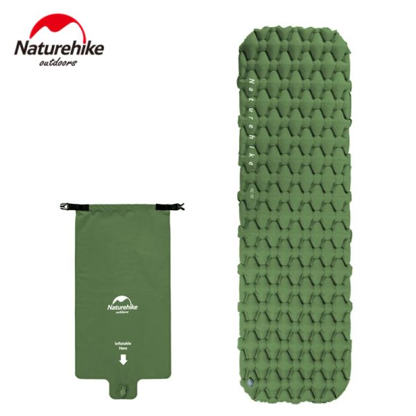 Pads NatureHike iative matelas ultra-léger étanche compact à air compact simple pad tampon de voyage lit pliant tapis de camping portable