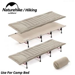 Pads NatureHike nouveau en camping tapis de coton ultralier pour lit de camp de camping extérieur tampon pliant de lit de camp de camp de randonnée de randonnée